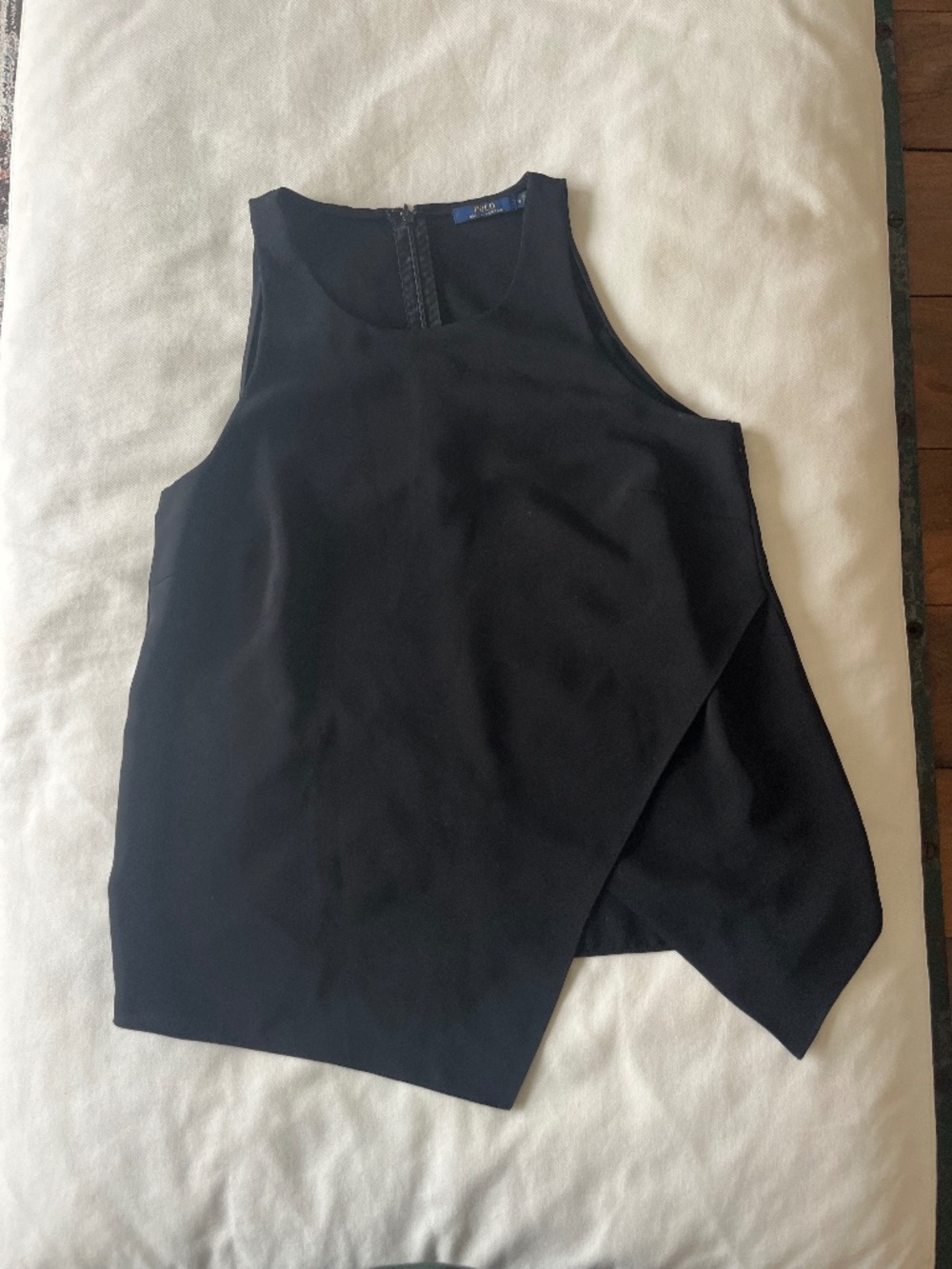 Black Ralph Lauren asymmetric top